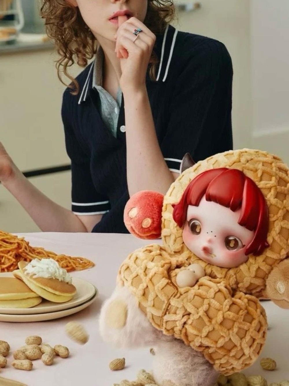 SKULLPANDA You Found Me! Series Plush Doll Pendant, Confirmed Box-PRANKY PEANUT